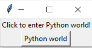 tkinter basic gui with link