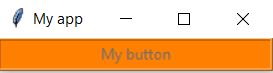 tkinter my button app