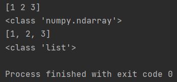 How to convert Numpy array to Python list? : Pythoneo