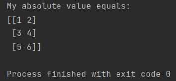numpy absolute value