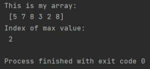 How to find index of max value in Numpy? - Pythoneo